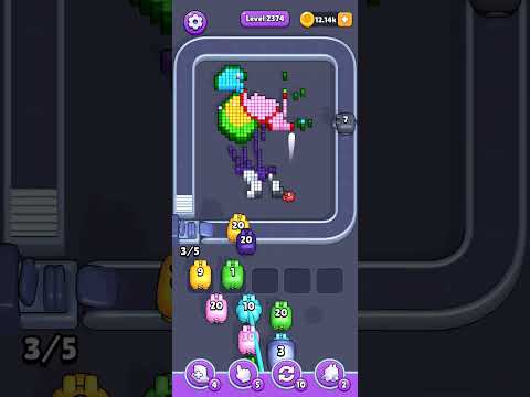 Pixel Flow Level 2374 Walkthrough