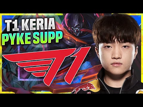 KERIA JOINS T1 AS MAIN SUPPORT! - T1 Keria Plays Pyke Supp vs Thresh! | Preseason 11