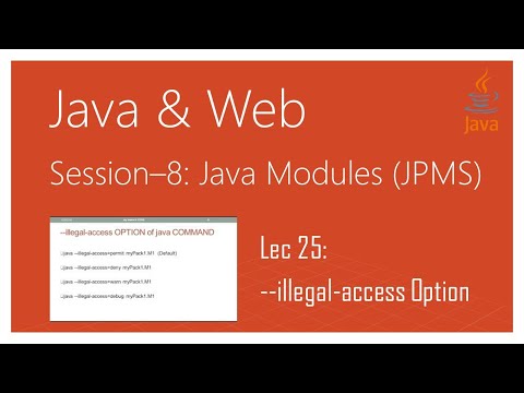 Java 9 Modularity Java 9 Modules Tutorial Jpms Part 25 Illegal Access Option