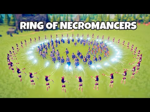 RING OF NECROMANCERS VS EVERY FACTION | TABS UNIT CREATOR UPDATE GAMEPLAY