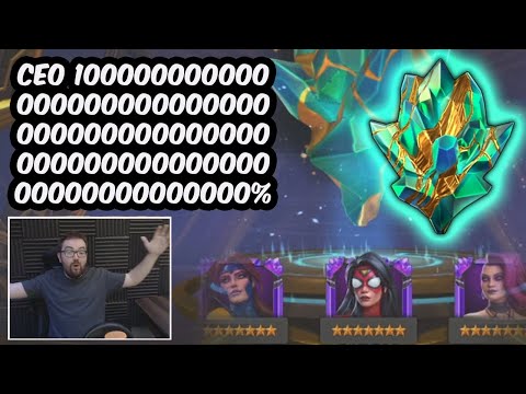 THE BEST 7 STAR FREE TO PLAY CRYSTAL OPENING OF ALL TIME - CEO LUCK - Marvel Contest of Champions