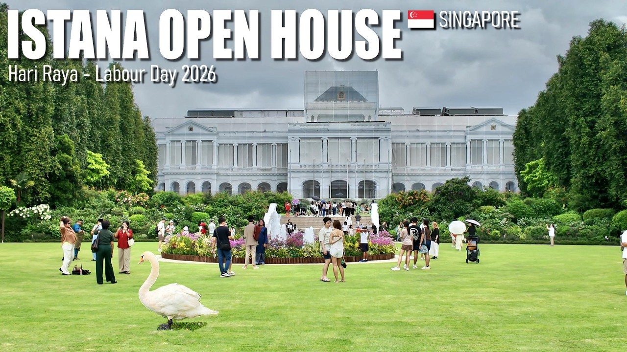 Istana Open House - Hari Raya - Labour Day 2026 - Singapore 🇸🇬 - Walking Tour [4K]