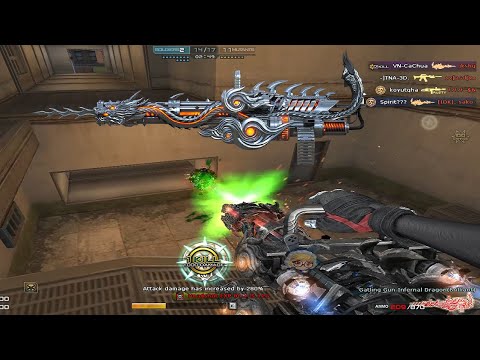 Crossfire NA ( Đột Kích Bắc Mỹ  ) 2.0 : Gatling Gun Infernal Limpid - Hero Mode X - Zombie V4
