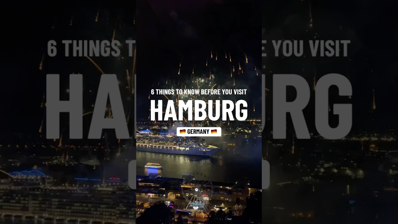 6 things to know before you visit Hamburg in Germany #travel #travelinspo