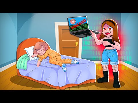 Roblox Roleplay Brookhaven | I Invited Jenna The Hacker To My Sleepover!