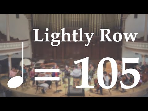 Suzuki Violin Book 1 | Lightly Row | Orchestral Accompaniment | 105 BPM