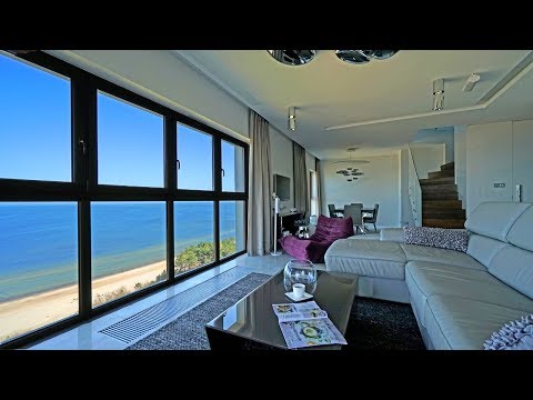 Apartament jak MARZENIE z widokiem na morze i antresolą w salonie - Porta Mare Dziwnówek #Projekt