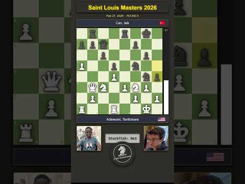 Adewumi, Tanitoluwa vs Can, Isik | SEMI-SLAV | Saint Louis Masters 2026 R5