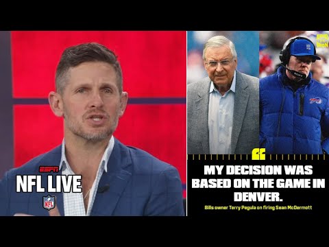 NFL LIVE | DISASTER! - Dan Orlovsky reacts to Bills Owner Terry Pegula on HC Sean McDermott's firing