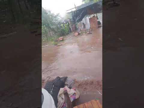 chaparrón en embarcación salta