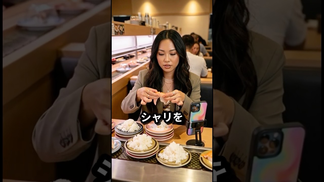 人気インフルエンサーと回転寿司店 #スカッと
