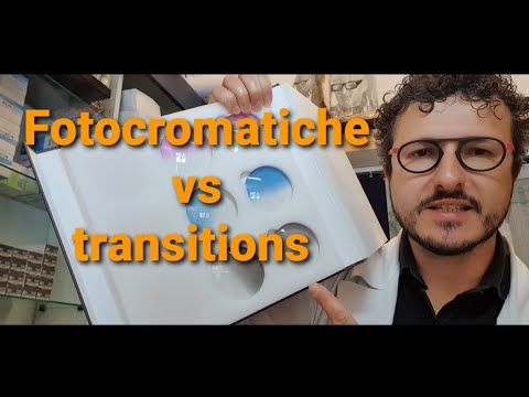 Fotocromatiche e transitions che differenza c'e'