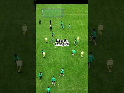 Warm-Up Passing Drill for Football Players