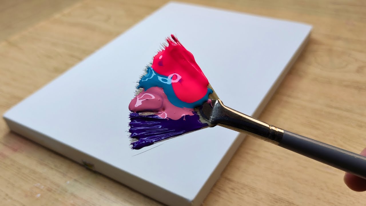 🌈Step-by-Step Ocean Painting Tutorial with Colorful Sky | Acrylic Painting on Canvas for Beginners🌊