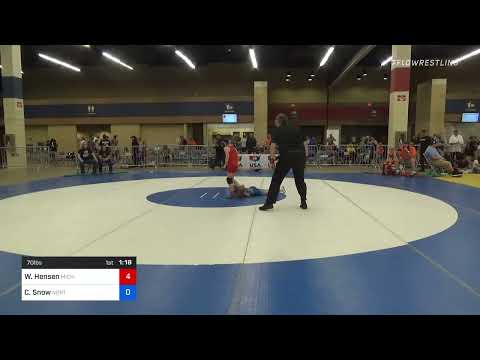 70 Lbs Rr Rnd 3 - Whitney Hensen, Michigan Vs Cooper Snow, North Carolina 55d5