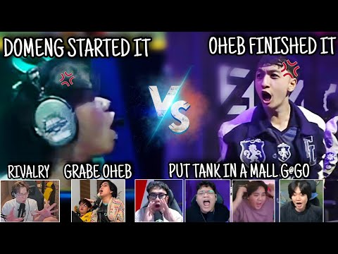 Streamers REACTION to OHEB firing back at Domengkite after they DEMOLISHED AURORA GAMING in GAME 3
