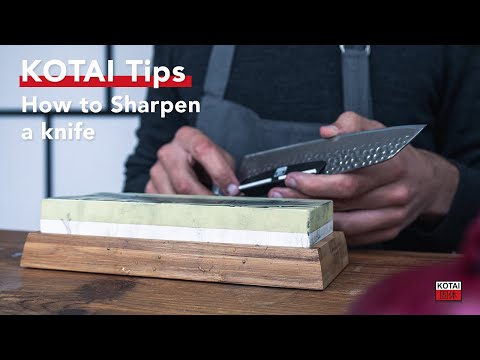 KOTAI TIPS  - How to sharpen a knife?