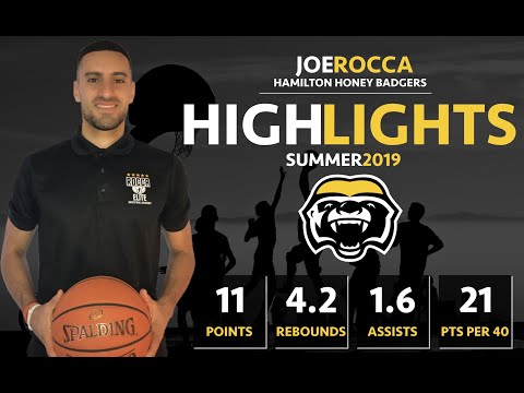 Joe Rocca [#32 - 6'4" - 200lbs] Hamilton Honey Badgers (CEBL) - Regular Season Highlights