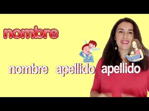NOMBRE: Name, Full Name. Name order in SPAIN: first name, 2 surnames | Spanish Vocabulary