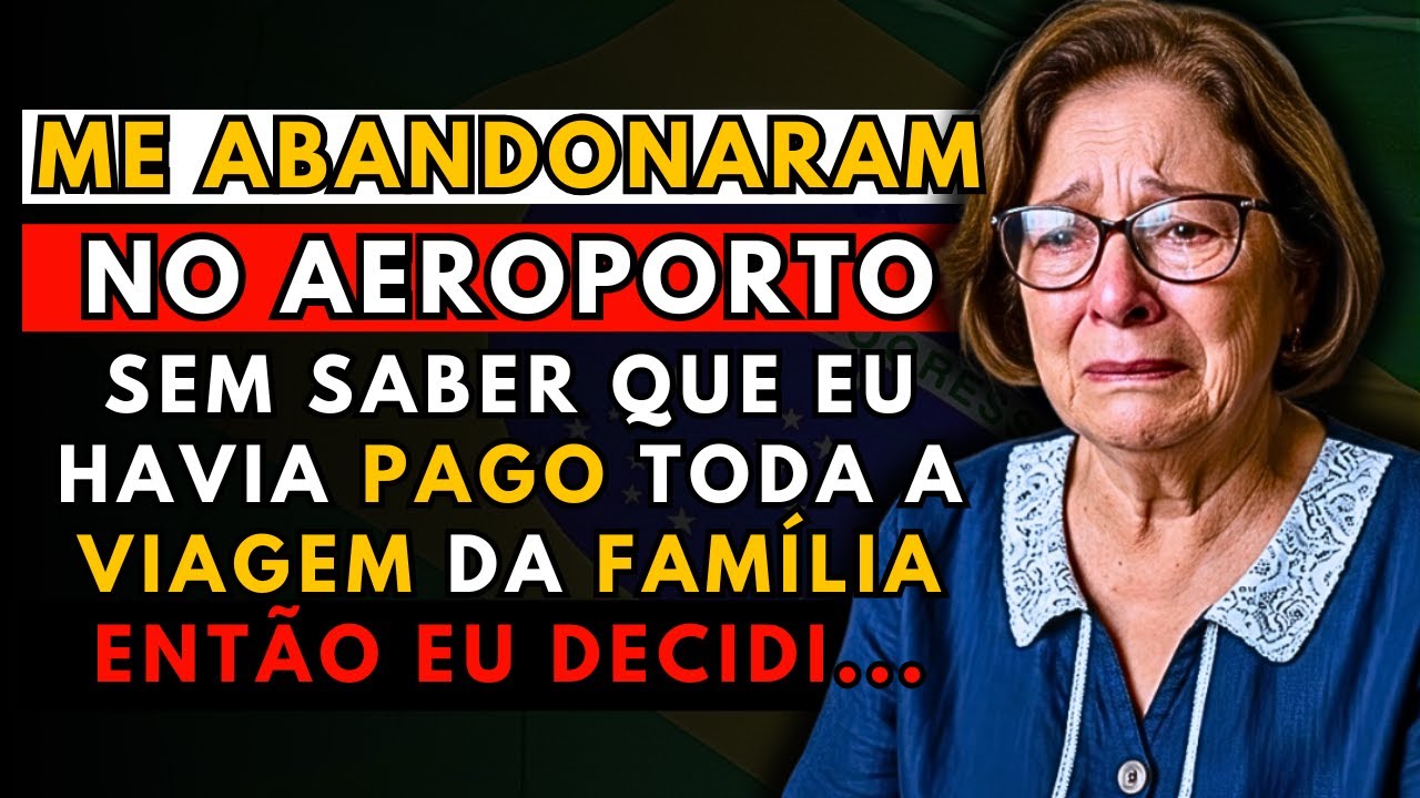 A HISTÓRIA REAL DESTA AVÓ 👵Me Abandonaram no Aeroporto... Eu Havia Pago a Viagem, então eu decidi...