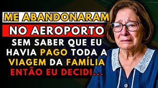 A HISTÓRIA REAL DESTA AVÓ 👵Me Abandonaram no Aeroporto, Então eu decidi...