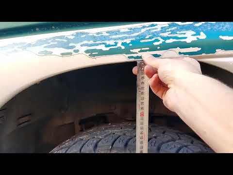 Raising Delica L400 front ride height with torsion bar the lazy way.