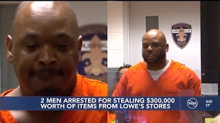 Men accused of stealing more than $300k from Lowe’s stores using fraudulent company accounts