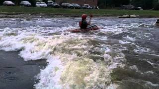 preview picture of video 'Marge Cline Whitewater Park - Yorkville, IL August 8, 2011 - 1,310 cfs'