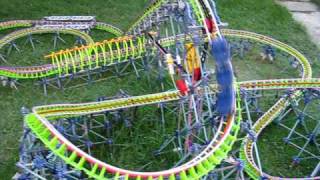 K'nex Roller Coaster Test Video