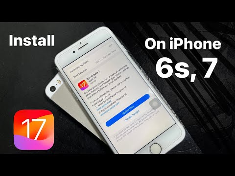 Upgrade iPhone 6s, 7 on iOS 17 beta 2 - Install iOS 17