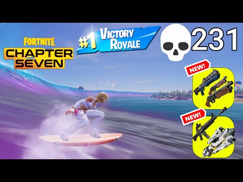231 Elimination Solo Vs Squads Gameplay Wins (NEW Fortnite Chapter 7)