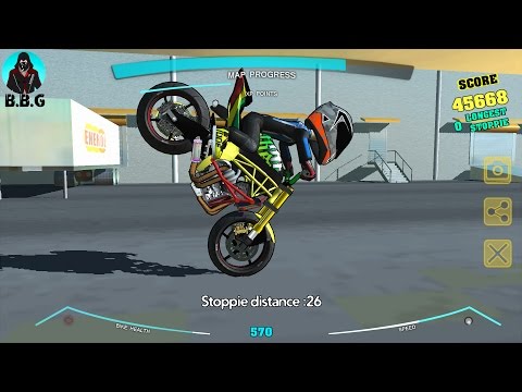 Stunt Bike Freestyle - Stoppie Challenge [ 187 ] Android & iOS Gameplay Full HD