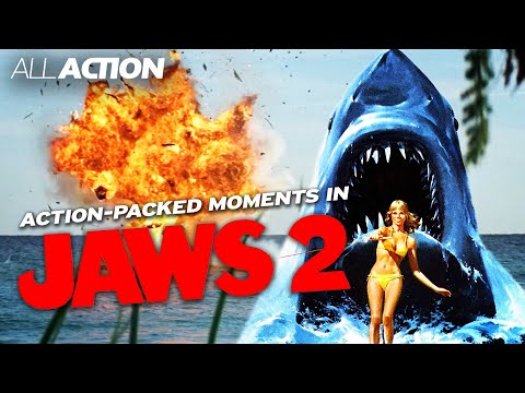 The Most Terrifying Shark Attacks in Jaws 2 (1978) | All Action