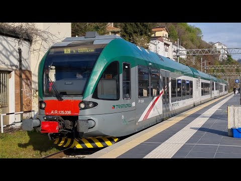 Trenord GTW 4/12 einfahrt in Como s.G. | Trenord ATR 125 arrivo a Como s.G.