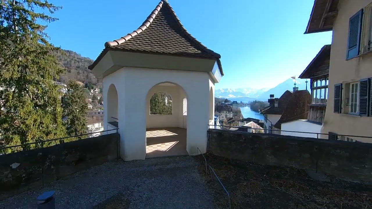 Explore the captivating Central Church of Thun on a leisurely stroll.