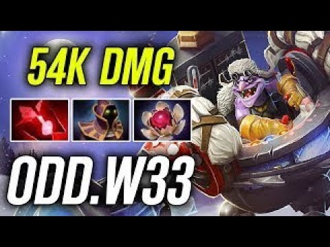 ODD.w33 • Timbersaw • 54K DMG — Pro MMR Gameplay Dota 2
