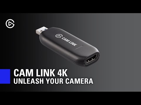 Elgato Cam Link 4K, DSL fotoaparato arba veiksmo kameros prijungimo kaip internetinė kamera adapteris video