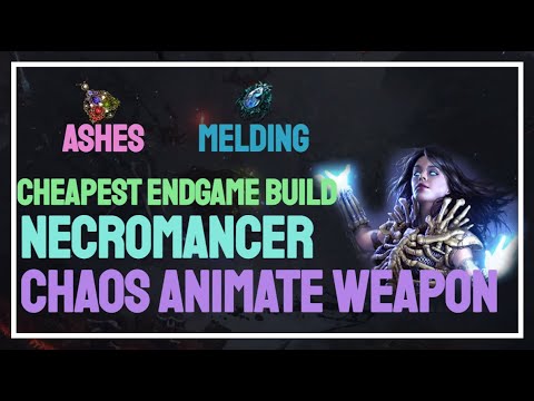 [PoE 3.17] (BUILD GUIDE) Strongest & Fastest minion build ever | "Ashelding" Chaos Animate Weapon