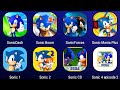 Sonic Games Sonic Dash Sonic Boom Sonic Forces Sonic Mania Plus Sonic 1 2 3 Ep 2 Sonic CD
