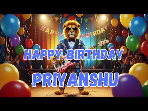 PRIYANSHU Happy Birthday Song - Happy Birthday to Priyanshu