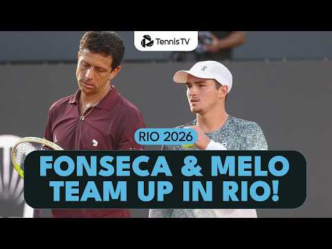 Joao Fonseca & Marcelo Melo Team Up! 🇧🇷 | Rio 2026 Highlights