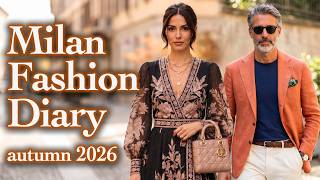 Milan’s Most Luxurious Street Style 🍂 Elegant Italian Looks in September 2026. A