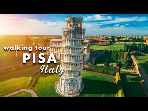 PISA 🇮🇹 ITALY 🇮🇹 PISA TRAVEL GUIDE 2024 🇮🇹 WALKING TOUR 4K