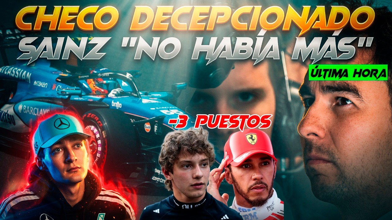ANTONELLI Y HAMILTON SANCIÓN 3 PUESTOS | CHECO NUEVA CAJA DE CAMBIOS | SAINZ: "ES LO QUE HABÍA"