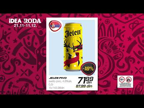 IDEA i RODA | Najbolja ponuda piva 21.11-11.12.2022.