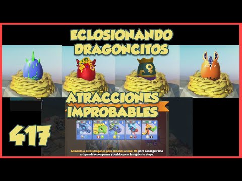 Eclosionando Dragoncitos, Colección Atracciones Improbables ⭐Dragon Mania Legends 417