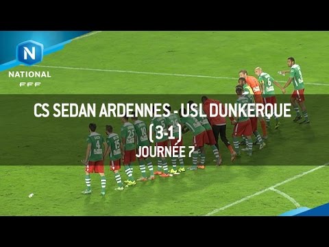 J7 : CS Sedan - USL Dunkerque (3-1), le résumé