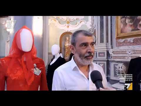 Intervista allo stilista Michele Miglionico - Mostra Madonne Lucane - Magazine7 LA7 del 29/09/2018