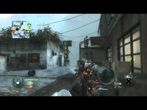 Black Ops Game Clip 4 quick scope in a row