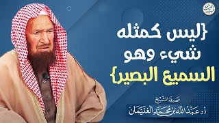 (ليس كمثله شيء وهو السميع العليم) | العلامة عبدالله الغنيمان image